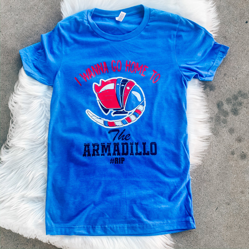 Go Home to The Armadillo Tee