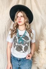 Ranchy Cow Babe Tee in Cow Print