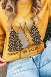 Mustard Merry & Bright Sweatshirt