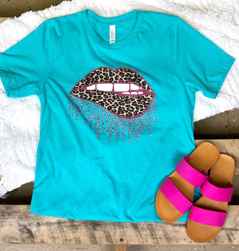 Turquoise Goal Digger Tee