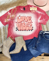 Love Vibes Red Tee
