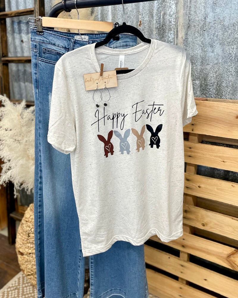 Neutral Happy Easter Tee
