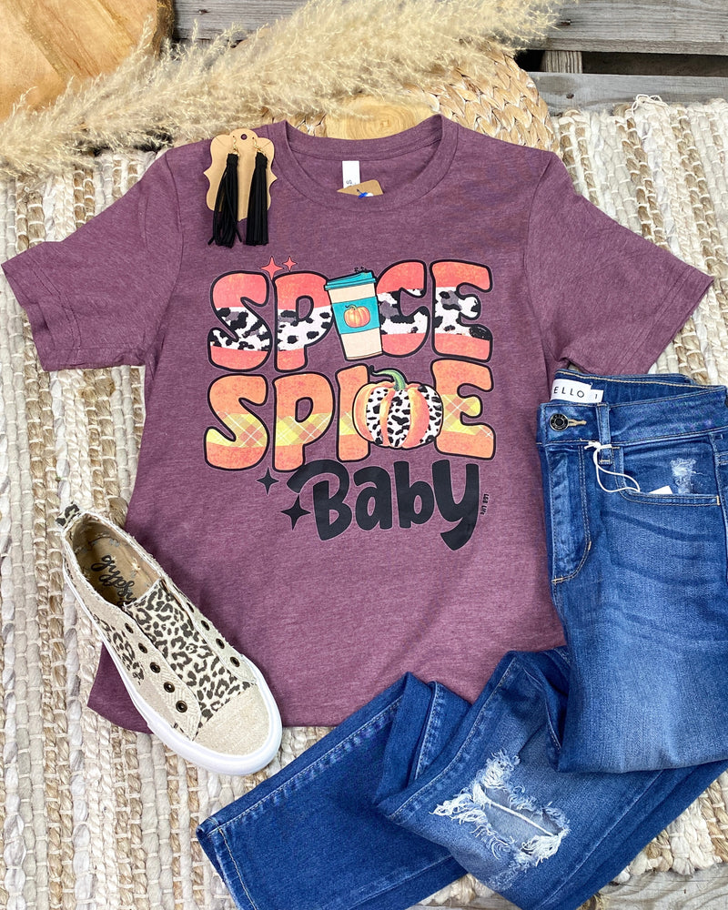 Spice Spice Baby Tee In Maroon