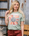 Here Comes The Sun Bleached Tee