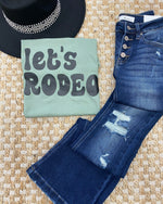 Let’s Rodeo Tee in Olive