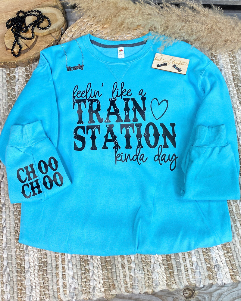 Train Station Day Pullover
