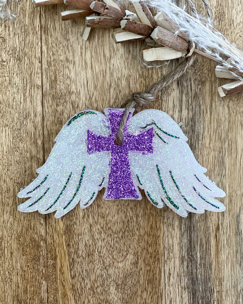 Angel Wings Freshie In Purple