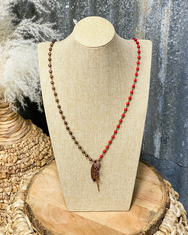 Lil' Red Wagon Necklace