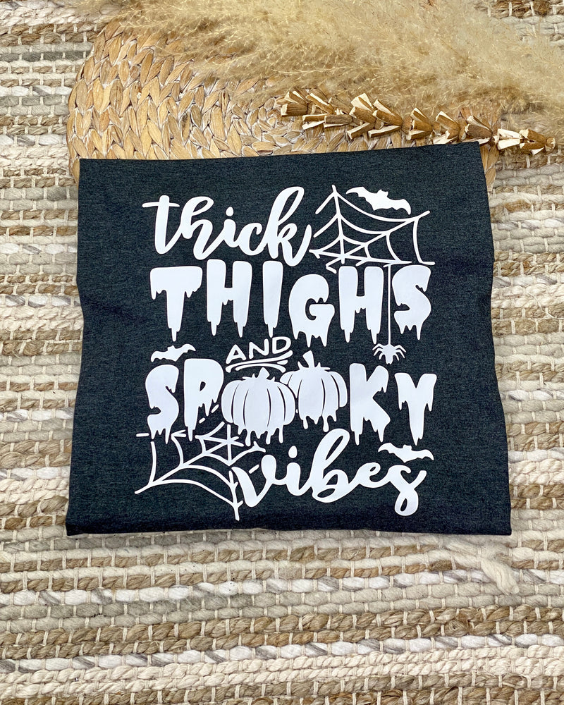 Thick Thighs and Spooky Vibes Tee