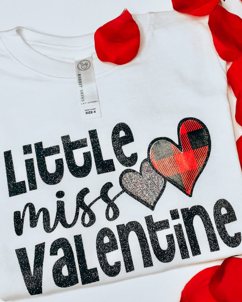 Kids Little Miss Valentine Tee