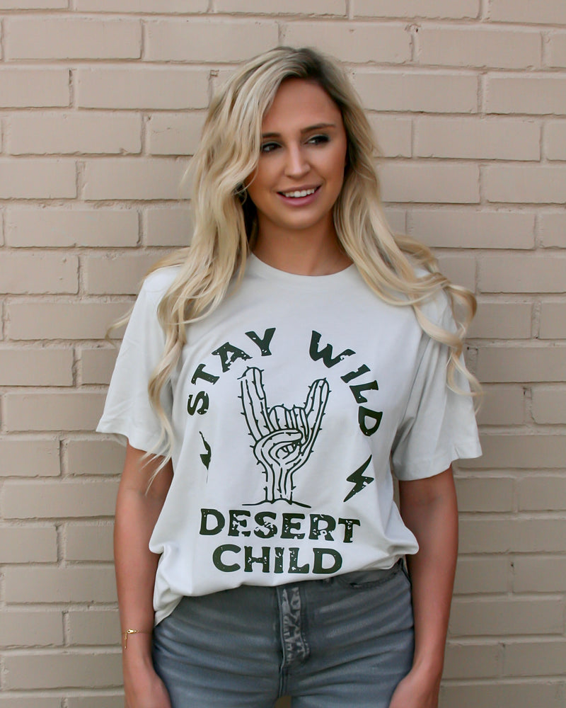 Stay Wild Desert Child Tee
