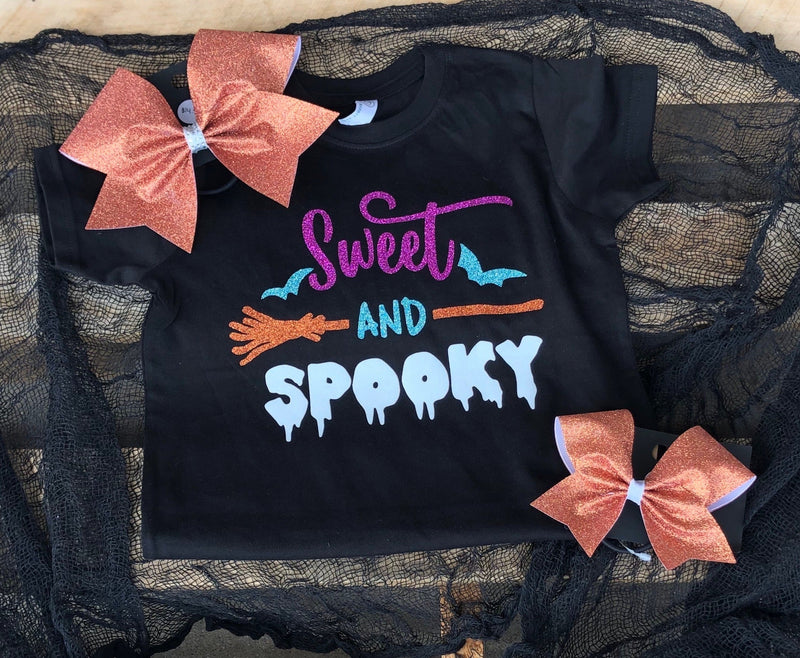 Girls Sweet and Spooky Tee