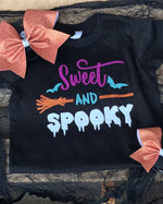 Girls Sweet and Spooky Tee