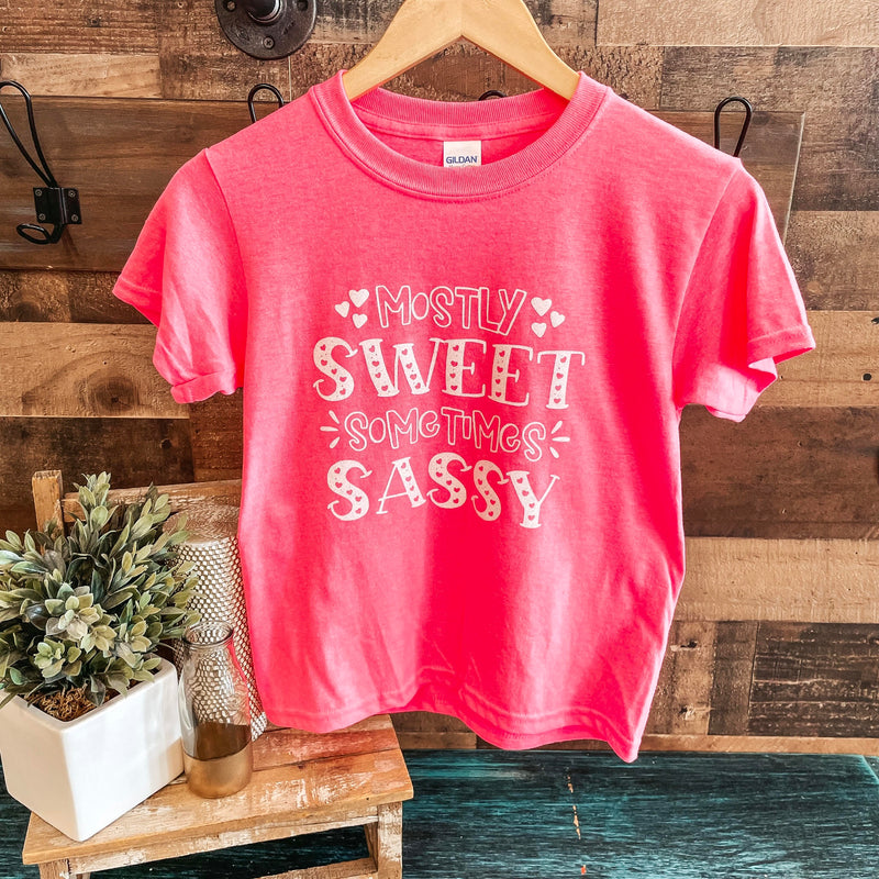 Girls Mostly Sweet Tee